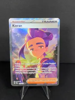 Pokemon TCG Kieran 174/131 SV: Prismatic Evolutions Special Illustration Rare - Image 1