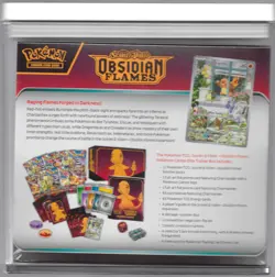 Obsidian Flames Pokemon Center ETB Elite Trainer Box Sealed Pokemon WITH CASE - Image 2