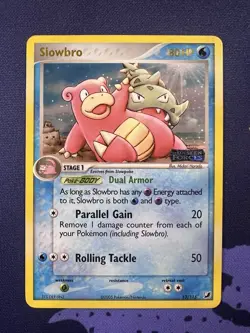 Pokemon Slowbro EX Unseen Forces Reverse Holo Rare 13/115, NM/LP - Image 1