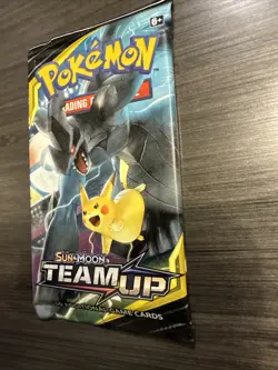Pokemon TCG Sun & Moon Team Up Pikachu & Zekrom Booster Pack Sealed - Image 3