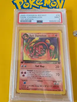 2000 POKEMON ROCKET #32 DARK CHARMELEON 1ST EDITION PSA 7 - Image 1
