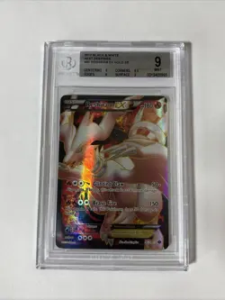Pokemon Black N White Next Destinies Reshiram Ex Holo SR Bgs 9 Low Pop - Image 1