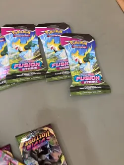 Lot of 84 Pokemon Mixed Booster Packs Sword & Shield & More All Open Please Read - Image 3