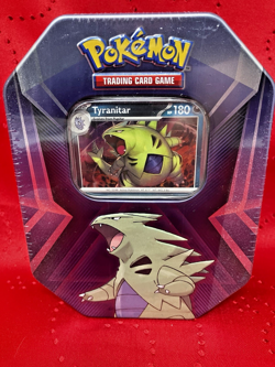 Pokemon TCG: TYRANITAR Triple Whammy Collector's Tin-BRAND NEW-FACTORY SEALED - Image 1