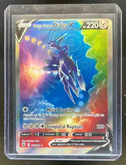 2022 Pokemon SWSH Astral Radiance Origin Forme Dialga V #177/189 - Image 1