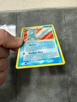 2006 Pokemon EX Dragon Frontiers Mew GOLD STAR Holo 101/101 Delta Species TCG - Image 2