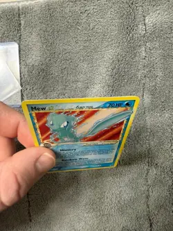 2006 Pokemon EX Dragon Frontiers Mew GOLD STAR Holo 101/101 Delta Species TCG - Image 3