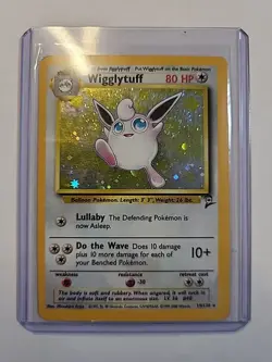 Wigglytuff - 19/130 Base Set 2 2000 - Holo - WOTC Pokemon TCG - MP - Image 1