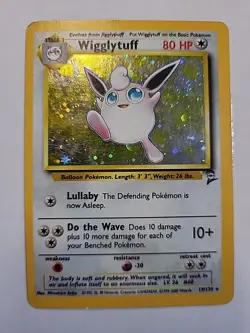 Wigglytuff - 19/130 Base Set 2 2000 - Holo - WOTC Pokemon TCG - MP - Image 2