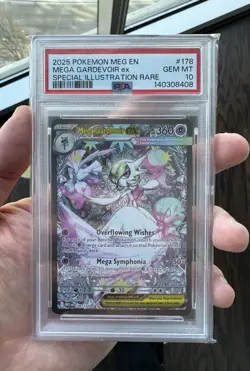 2025 POKEMON MEGA EVOLUTION SPECIAL ILLUSTRATION RARE MEGA GARDEVOIR EX PSA 10 - Image 1