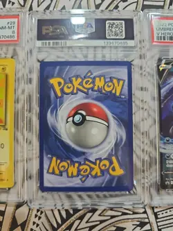 1999 VINTAGE POKEMON FOSSIL #1 AERODACTYL-HOLO PSA 8 NM-MINT (485) - Image 2