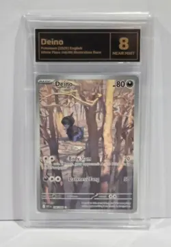 Pokemon Slab: Deino - 146/086 - WHT - Graded TCG Near Mint 8 - Image 1