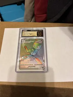 POKEMON Mew VMAX (Secret) 268/264 Swsh08: Fusion Strike Holo. CGC. PRISTINE 10 - Image 1