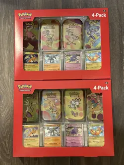 2 Pokemon Scarlet & Violet TCG Sam’s Club 151 Mini Tin Box Sealed - Lot of TWO - Image 1