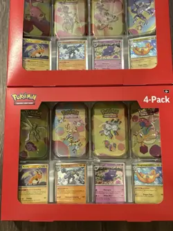 2 Pokemon Scarlet & Violet TCG Sam’s Club 151 Mini Tin Box Sealed - Lot of TWO - Image 2