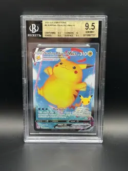 2021 Pokemon Celebrations Surfing Pikachu Vmax BGS 9.5 - Image 1