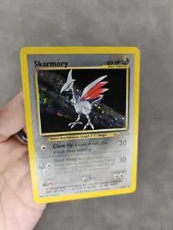 Pokemon TCG Skarmory 13/111 Holo Rare Unlimited WOTC Neo Genesis - LP - Image 2