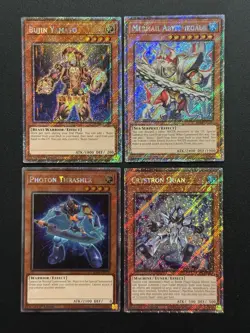 2025 YUGIOH RA04 PLATINUM SECRET RARE CRYSTRON QUAN NM BONUS SET - Image 1