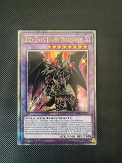 Red Eyes Dark Dragoon RA02-EN021 Quarter Century Secret Rare NM 1st Ed Yugioh - Image 1