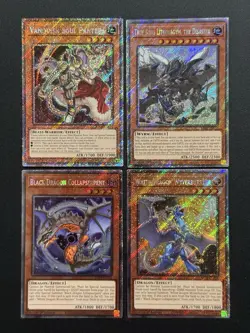 2025 YUGIOH RA04 PLATINUM SECRET RARE VANQUISH SOUL PANTERA NM BONUS SET - Image 1