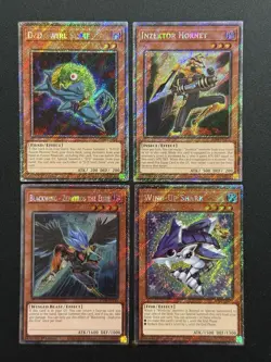 2025 YUGIOH RA04 PLATINUM SECRET RARE WIND UP SHARK NM BONUS SET - Image 1