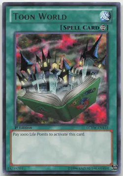 Toon World LCYW-EN115 Rare 1st Edition LP Yugioh - Image 1