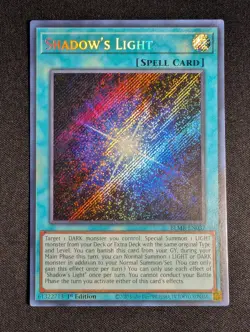 Yugioh - Shadow's Light BLMR-EN037 1st Edition Secret Rare NM - Image 1