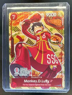 2024-25 One Piece Bandai Card Games Fest Monkey D Luffy Promo #P-080 - Image 1