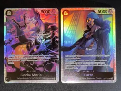 One Piece Royal Blood OP10-082 SR TCG Kuzan & Op06-086 Gecko Moria SR. 2 CARDS! - Image 1