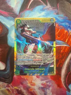 Dracule Mihawk | OP14-119 | One Piece | The Azure Sea’s Seven | Foil | SEC - Image 1