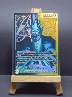 One Piece The Azure Sea’s Seven Gecko Moria #OP14-080 Alternate Alt Art Leader - Image 1