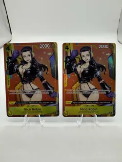ONE PIECE TCG STARTER ST29-009 NICO ROBIN C ALT ART - ENGLISH LOT OF 2 - Image 1