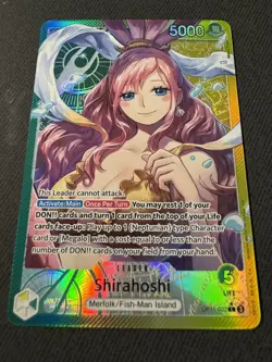 Shirahoshi Leader OP11-022 (Alternate Art) A Fist of Divine Speed Foil NM - Image 1