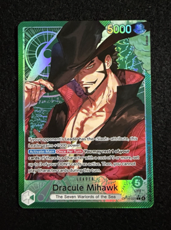 Dracule Mihawk - OP14-020 (Alternate Art) OP14-020 The Azure Sea's Seven Foil - Image 1