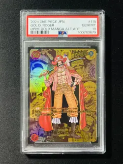 2024 One Piece JPN. Gol D. Roger #OP09-118 SEC Gold Manga Alt Art PSA 10 -GF78 - Image 1