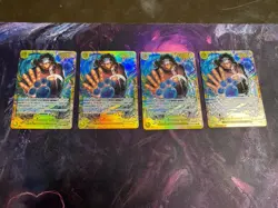 One Piece TCG Bartholomew Kuma OP12-119 SEC ENGLISH PLAYSET (4) - Image 1