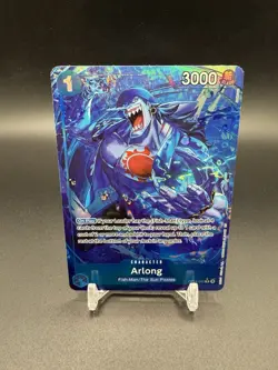 One Piece - Arlong - Alt Art Parallel Rare OP14-042 The Azure Sea's Seven - NM - Image 1