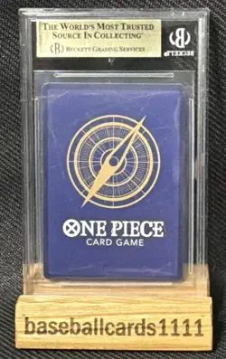 2025 ONE PIECE OP11-A FIST OF DIVINE SPEED ALTERNATE ART #119 KOBY BGS 9.5 P1 - Image 2