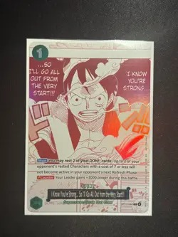 One Piece OP13-040 English Promo Event Rare 3rd Anniversary Treasure Campaign NM - Image 1