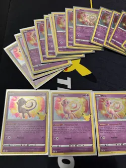 Pokemon 25th Anniversary Pokemon TCG Celebrations Mew Lot, 35 cards - Image 2