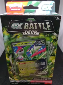 2024 Pokemon TCG Ex Battle Deck Iron Leaves Ex 60-Card Deck Factory Sealed - Image 1