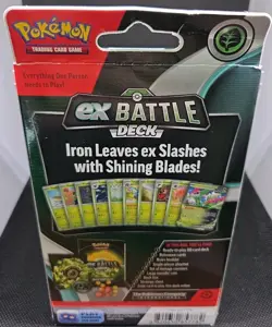 2024 Pokemon TCG Ex Battle Deck Iron Leaves Ex 60-Card Deck Factory Sealed - Image 2