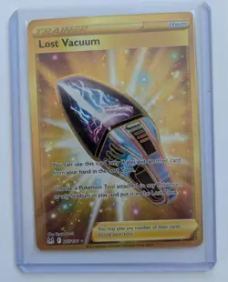 Lost Vacuum 217/196 Lost Origin - Gold Holo Secret Rare Pokemon Card English NM - Image 1