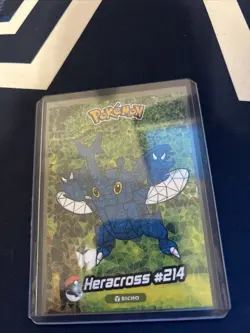 Heracross #214 Cracked Ice Holo - Crystal Collection 2025 - Pokemon Card - Image 1