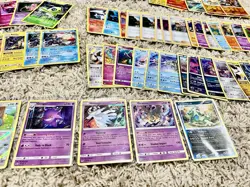 Pokemon TCG Sun/Moon Era H/RH Rares Bulk Lot 193 Cards, Snorlax, Gengar - Image 5