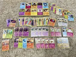 Pokemon TCG Sun/Moon Era Rares Bulk Lot 614 Cards, Gengar, Mimikyu, Sylveon - Image 1