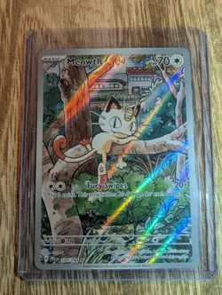 Meowth Holo 106/094 Phantasmal Flames English Pokemon Card TCG - Image 2