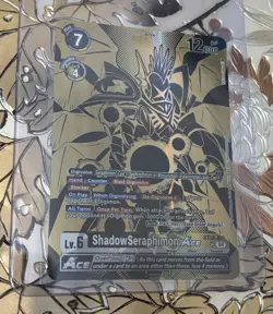 Digimon Card Game ShadowSeraphimon Ace BT18-071 Tamer's Evolution Box - Image 1