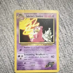 Pokemon Sabrina's Slowbro Gym Heroes 60/132 English Uncommon Card - Image 1