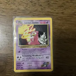 Pokemon Sabrina's Slowbro Gym Heroes 60/132 English Uncommon Card - Image 2
